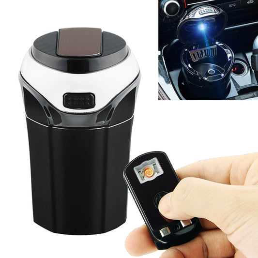 2 in 1 Universal Car Detachable Electronic Cigarette Lighter + Trash Rubbish Bin Ashtray