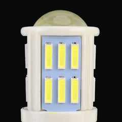 2 PCS 1156 / BA15S 4.5W DC 12V 6000K 290LM Car Auto Ceramics Turn Lights / Reversing Light 27LEDs SMD-7020 Lamps, with Projector Lens