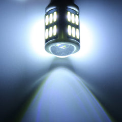 2 PCS 1156 / BA15S 4.5W DC 12V 6000K 290LM Car Auto Ceramics Turn Lights / Reversing Light 27LEDs SMD-7020 Lamps, with Projector Lens