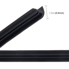 1.5m Car Instrument Desk Decorative Strip Rubber Chrome Decoration Strip Seal