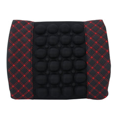 12V Four Season Chemical Fiber Wrapping Lumbar Seat Relaxation Waist Support Cushion for Car Office Family