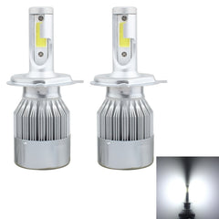 2 PCS H4 18W 1800 LM 6000K IP68 Canbus Constant Current Car LED Headlight with 2 COB Lamps, DC 9-36V
