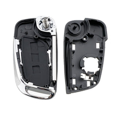 For PEUGEOT Car Keys Replacement 3 Buttons Car Key Case with Holder, without Grooved