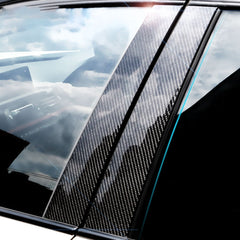Car Carbon Fiber B Column Decorative Sticker for BMW F10 2011-2017