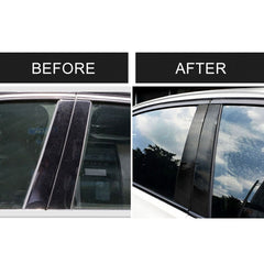 Car Carbon Fiber B Column Decorative Sticker for BMW F10 2011-2017