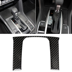 Car Carbon Fiber Gear Position Panel Decorative Sticker for Honda Tenth Generation Civic 2016-2019