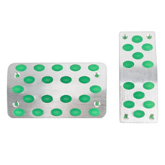 2 in 1 Luminous Non-Slip Automatic Gear Car Pedals Foot Brake Pad Cover Set, 2 in 1