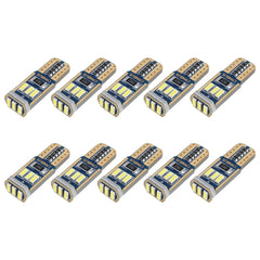 10 PCS T10 DC12V / 1.7W / 6000K / 110LM 9LEDs SMD-4014 Car Clearance Light, with Decoder