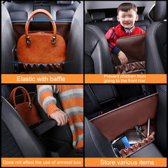Car Front Seat Hanging Bag Paper Towel / Water Cup Storage Bag