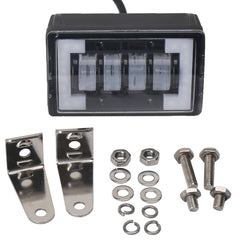 4.76 inch 24W DC 12-24V 1800LM IP67 Car Work Lights / Front Bumper Lights / Roof Lights, with Holder