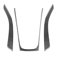 3 in 1 Car Carbon Fiber Gears Panel Decorative Sticker for Audi A5 Hard Top 2008-, Left and Right Drive Universal, Gears Panel