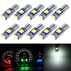 10 in 1 Car T5 0.2W DC12V Instrument Panel LED Decorative Light
