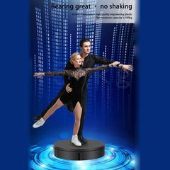 30cm Electric Rotating Turntable Display Stand Video Shooting Props Turntable for Photography, Load: 100kg, US Plug, 30cm, US Plug