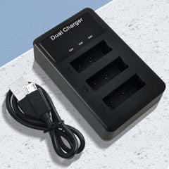 For Sony NP-BX1 LCD Display USB Triple Charger with USB Cable