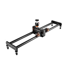 YELANGU L4X-60ET 60cm Splicing Slide Rail Track + Trolley Rail Buckle with Ballhead for SLR Cameras / Video Cameras, L4X-60ET 60cm