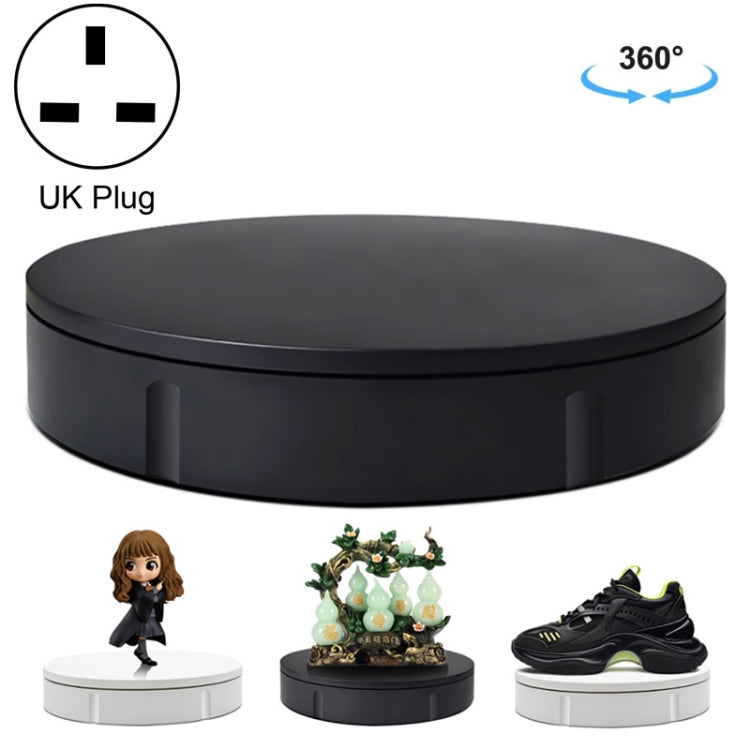 22cm Electric Rotating Display Stand Video Shooting Props Turntable, Load: 50kg, UK Plug, 22cm, UK Plug