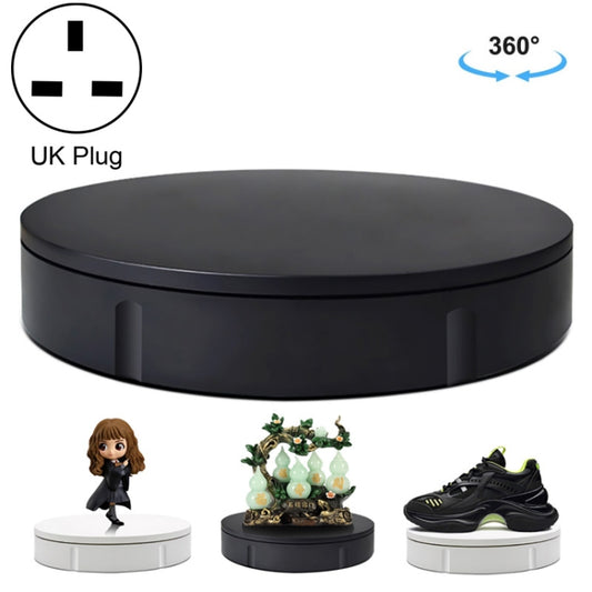 22cm Electric Rotating Display Stand Video Shooting Props Turntable, Load: 50kg, UK Plug, 22cm, UK Plug