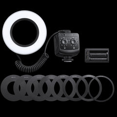 Godox Ring72 Macro Ring 48 LED Flash Light with 8 Different Size Adapter Rings, Ring72