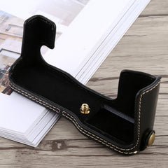 1/4 inch Thread PU Leather Camera Half Case Base for FUJIFILM X-T10 / X-T20