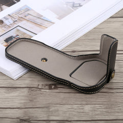 1/4 inch Thread PU Leather Camera Half Case Base for Canon EOS 6D / 6D Mark II