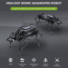 Waveshare WAVEGO 12-DOF Bionic Dog-Like Robot, Basic Version, Basic Version