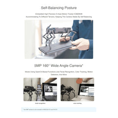 Waveshare WAVEGO 12-DOF Bionic Dog-Like Robot, Basic Version, Basic Version