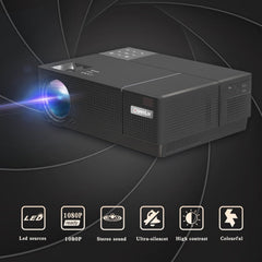 Cheerlux CL770 1920 x 1080P Full HD Smart Projector Android 9.0 1GB+8GB, CL770 (Black)