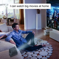 Cheerlux CL770 1920 x 1080P Full HD Smart Projector Android 9.0 1GB+8GB, CL770 (Black)