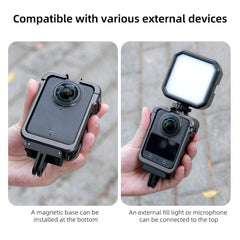 For DJI Osmo 360 Aluminum Alloy Protective Cage Expansion Frame