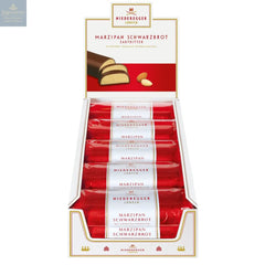 Dark chocolate covered marzipan loaf