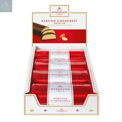 Dark chocolate covered marzipan loaf