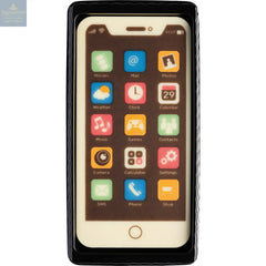 Decorated white chocolate smartphone in gift box - 132mm