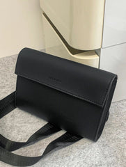 Minimalist Black Crossbody Bag – DEEL & GEER | Sleek Everyday Shoulder Bag