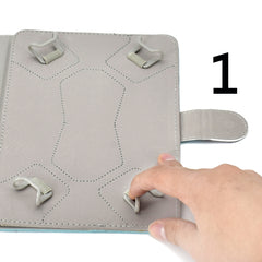 Colored Pattern Drawing Horizontal Flip PU Leather Case with Three-folding Holder & Sleep / Wake-up Function