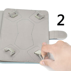 Colored Pattern Drawing Horizontal Flip PU Leather Case with Three-folding Holder & Sleep / Wake-up Function