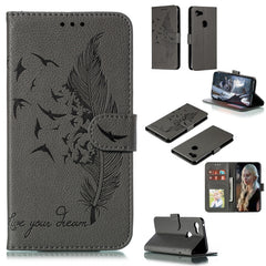 Feather Pattern Litchi Texture Horizontal Flip Leather Case with Wallet & Holder & Card Slots, For Google Pixel 3 XL, For Google Pixel 4XL, For Google Pixel 3, For Google Pixel 3a