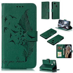 Feather Pattern Litchi Texture Horizontal Flip Leather Case with Wallet & Holder & Card Slots, For Google Pixel 3 XL, For Google Pixel 4XL, For Google Pixel 3, For Google Pixel 3a
