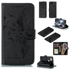 Feather Pattern Litchi Texture Horizontal Flip Leather Case with Wallet & Holder & Card Slots, For Google Pixel 3 XL, For Google Pixel 4XL, For Google Pixel 3, For Google Pixel 3a