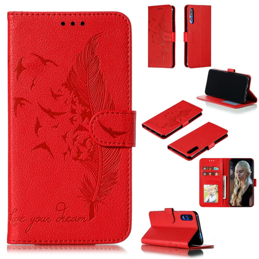 Feather Pattern Litchi Texture Horizontal Flip Leather Case with Wallet & Holder & Card Slots, For Huawei Honor 9X Pro, For Huawei Honor 10i / P Smart+ 2019 / Honor 20i / Honor 10 Lite, For Huawei Honor 20, For Huawei Honor 20 Pro
