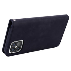 Frosted Business Magnetic Horizontal Flip PU Leather Case with Holder & Card Slot & Lanyard