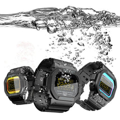 Lokmat MK22 1.21 inch FSTN LCD Screen 50m Waterproof Smart Watch, Support Information Reminder / Remote Camera / Sport Record