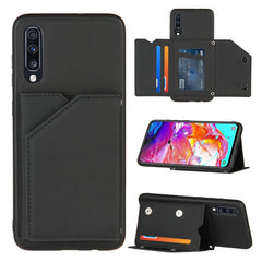 Skin Feel PU + TPU + PC Back Cover Shockproof Case with Card Slots & Holder & Photo Frame, For OPPO Realme 7, For Samsung Galaxy A50 & A30s & A50s, For OPPO Realme C11, For Samsung Galaxy A70 & A70s
