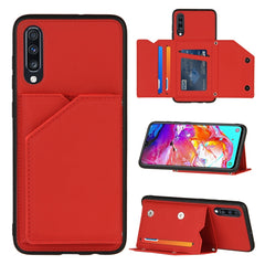 Skin Feel PU + TPU + PC Back Cover Shockproof Case with Card Slots & Holder & Photo Frame, For OPPO Realme 7, For Samsung Galaxy A50 & A30s & A50s, For OPPO Realme C11, For Samsung Galaxy A70 & A70s