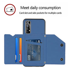 Skin Feel PU + TPU + PC Back Cover Shockproof Case with Card Slots & Holder & Photo Frame, For OPPO Realme 7, For Samsung Galaxy A50 & A30s & A50s, For OPPO Realme C11, For Samsung Galaxy A70 & A70s