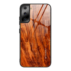 Wood Grain Glass Protective Case, For Samsung Galaxy S21 5G, For Samsung Galaxy S21 Plus, For Samsung Galaxy S21 Ultra 5G, For Samsung Galaxy A21s