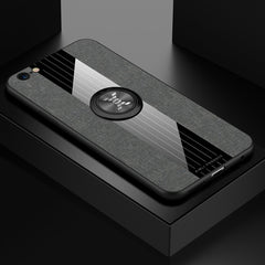 XINLI Stitching Cloth Textue Shockproof TPU Protective Case with Ring Holder, For iPhone XS Max, For iPhone 6 / 6s, For iPhone 6 Plus / 6s Plus