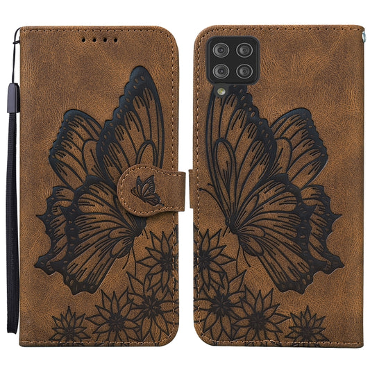 Retro Skin Feel Butterflies Embossing Horizontal Flip Leather Case with Holder & Card Slots & Wallet, For Samsung Galaxy A42 5G, For Samsung Galaxy A51, For Samsung Galaxy A71, For Samsung Galaxy Note20 Ultra