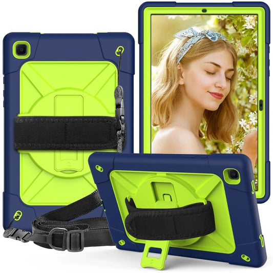 Contrast Color Silicone + PC Combination Case with Holder