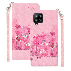 3D Pattern Horizontal Flip PU Leather Case with Holder & Card Slots & Wallet