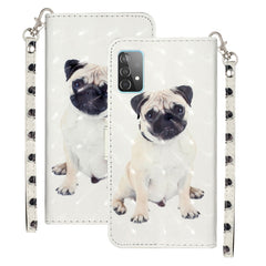 3D Pattern Horizontal Flip PU Leather Case with Holder & Card Slots & Wallet